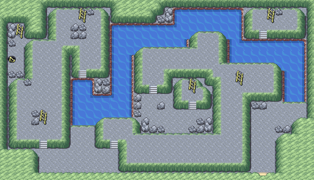 Cerulean Cave map — Pokémon Kanto
