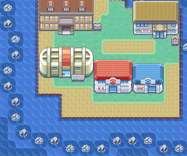 Cinnabar Island map — Pokémon Kanto
