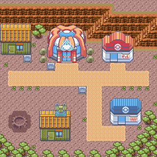 Fallarbor Town map — Pokémon Hoenn