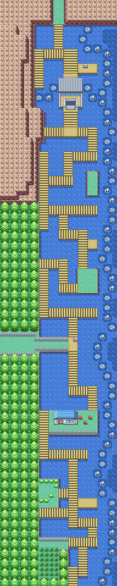 Route 12 map — Pokémon Kanto
