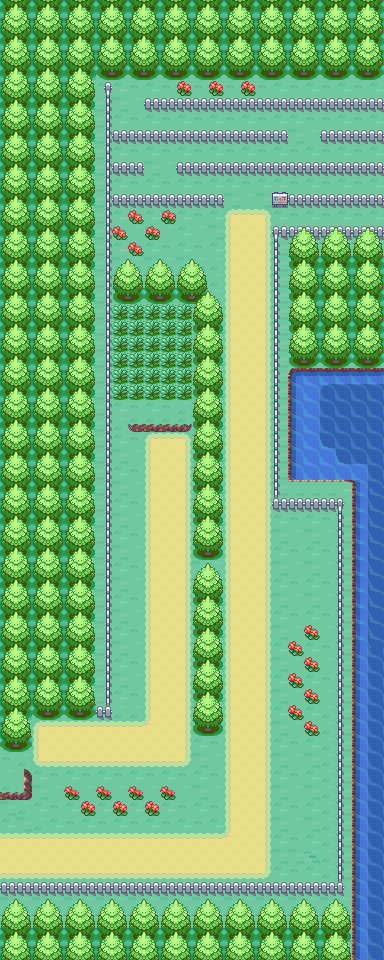Route 14 map — Pokémon Kanto