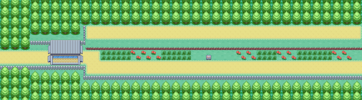 Route 15 map — Pokémon Kanto