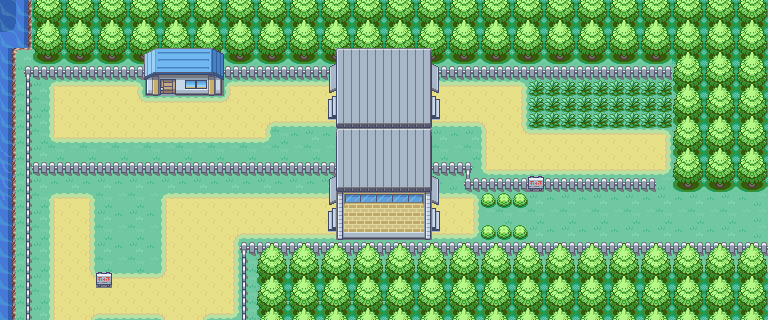 Route 16 map — Pokémon Kanto