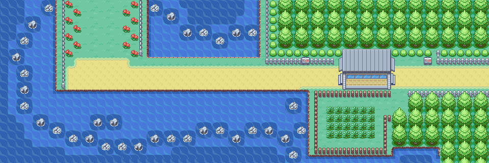 Route 18 map — Pokémon Kanto