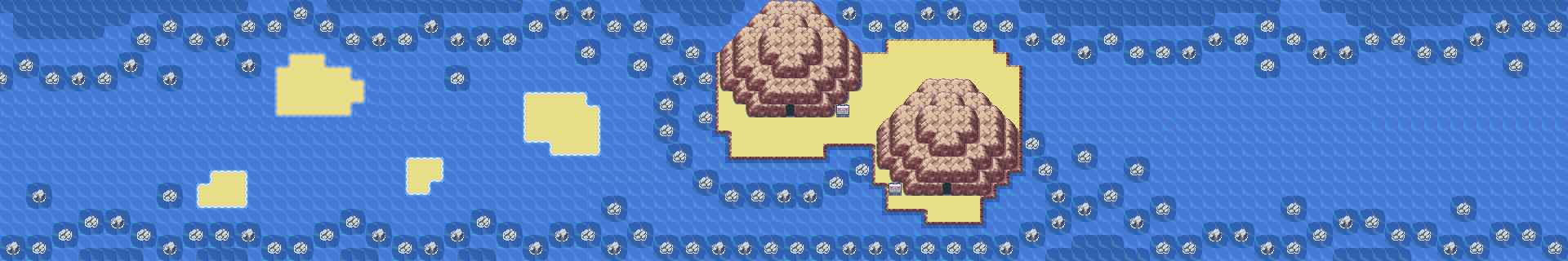 Route 20 map — Pokémon Kanto