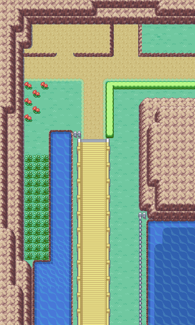 Route 24 map — Pokémon Kanto