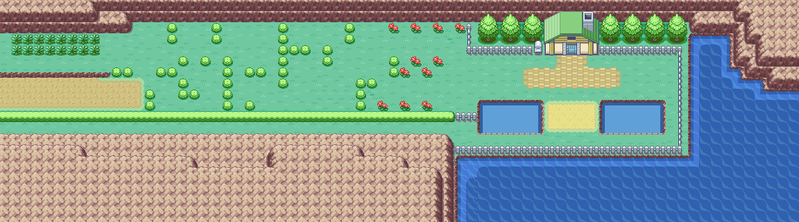 Route 25 map — Pokémon Kanto