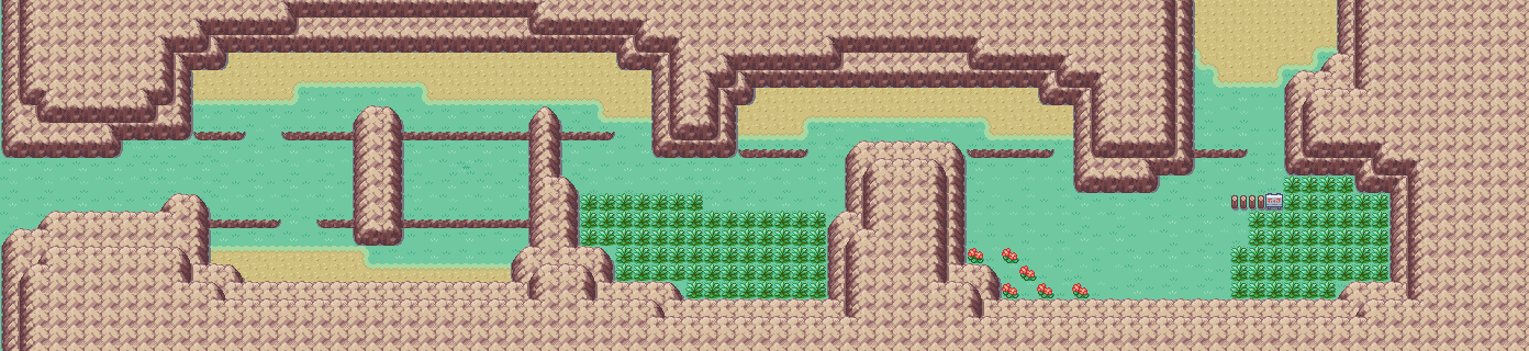 Route 3 map — Pokémon Kanto