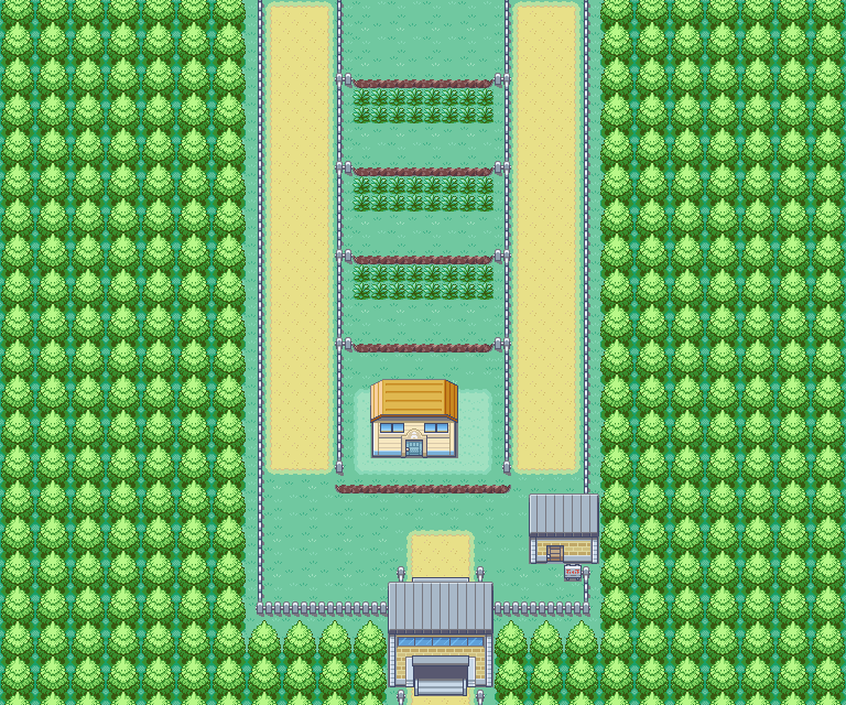 Route 5 map — Pokémon Kanto