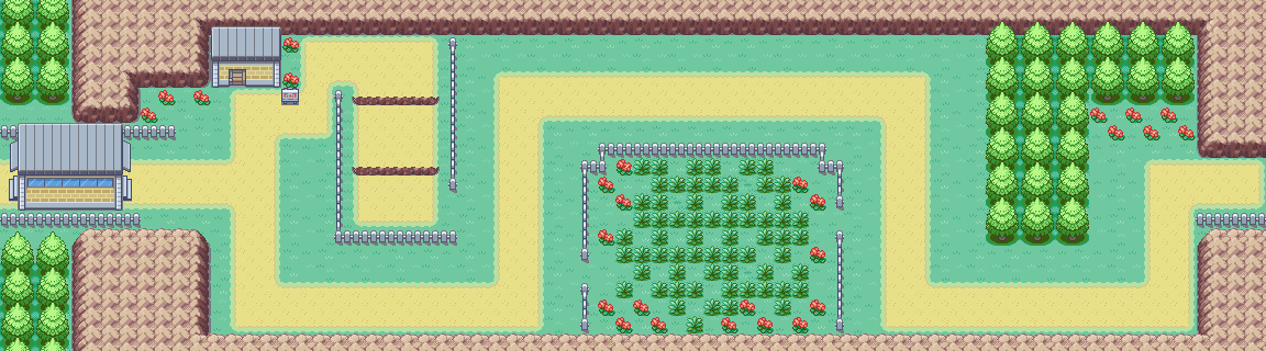 Route 8 map — Pokémon Kanto