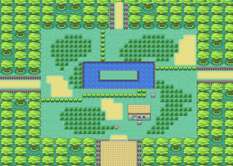 Safari Zone map — Pokémon Kanto