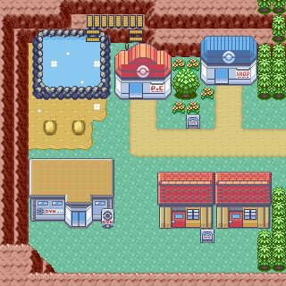 Lavaridge Town map — Pokémon Hoenn
