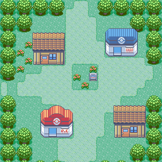 Oldale Town map — Pokémon Hoenn