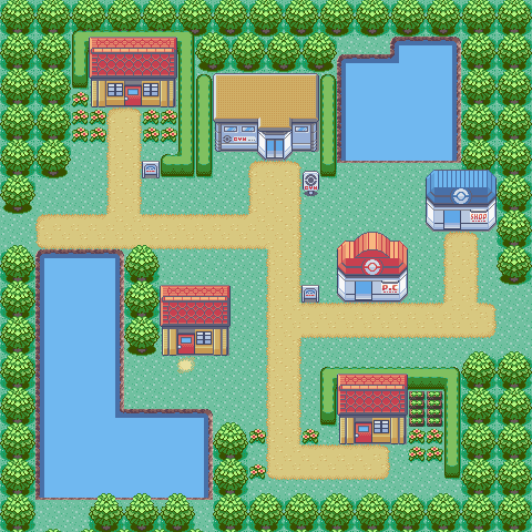 Petalburg City map — Pokémon Hoenn