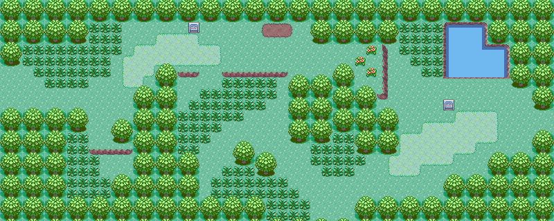 Route 102 map — Pokémon Hoenn
