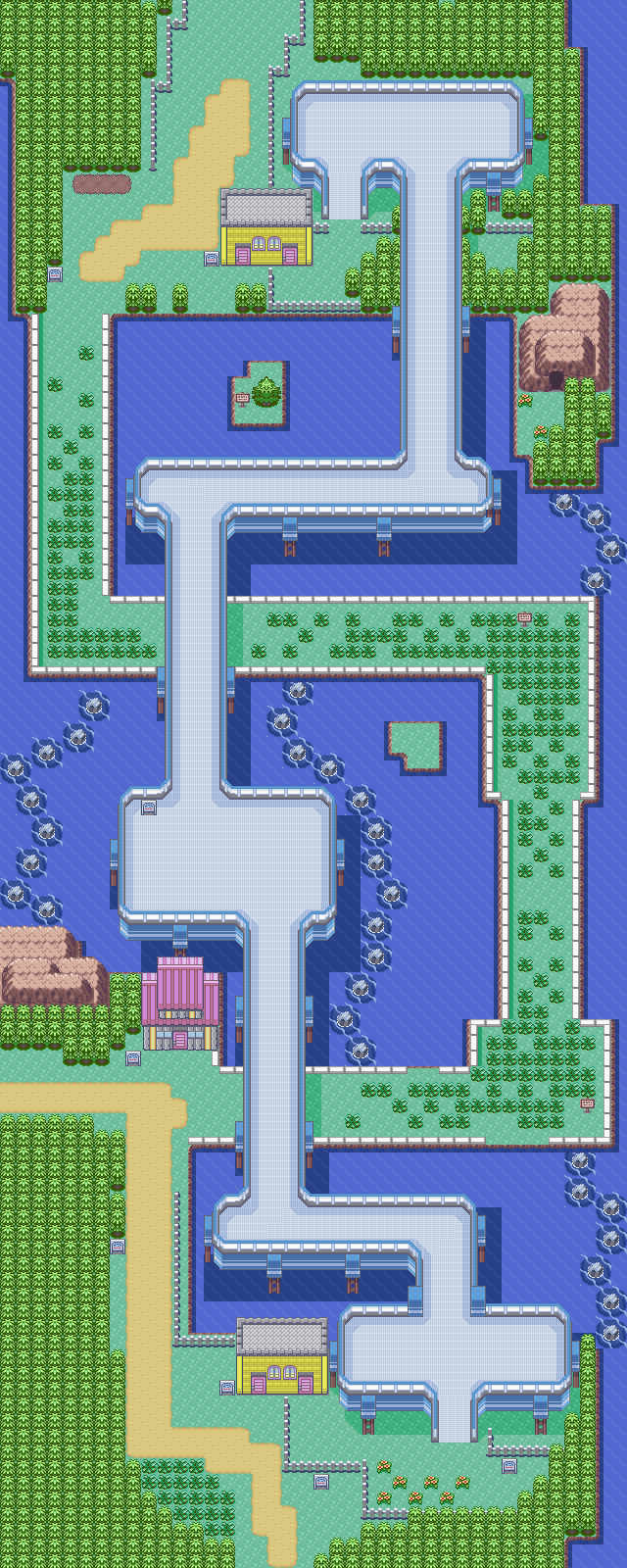 Route 110 map — Pokémon Hoenn