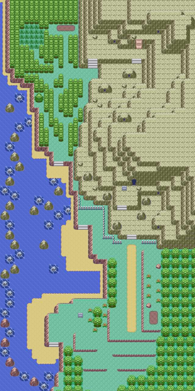 Route 115 map — Pokémon Hoenn