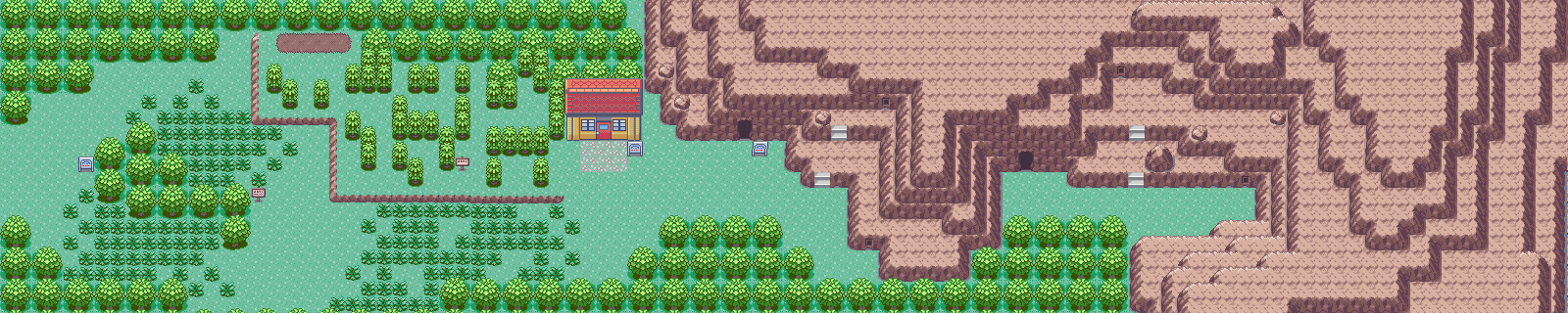 Route 116 map — Pokémon Hoenn