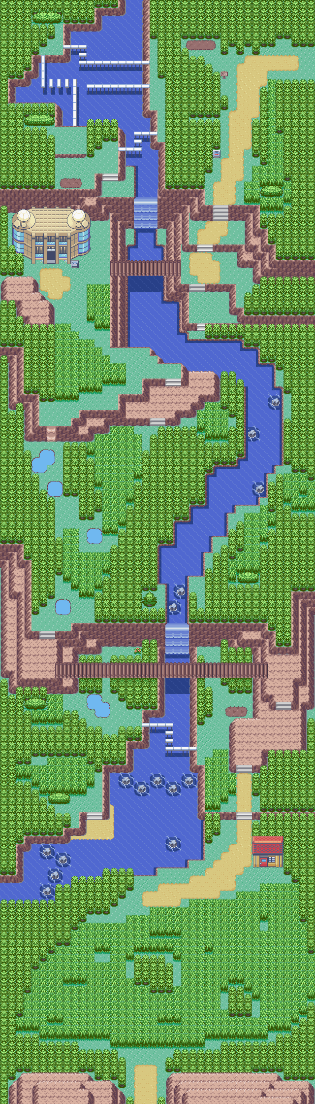 Route 119 map — Pokémon Hoenn