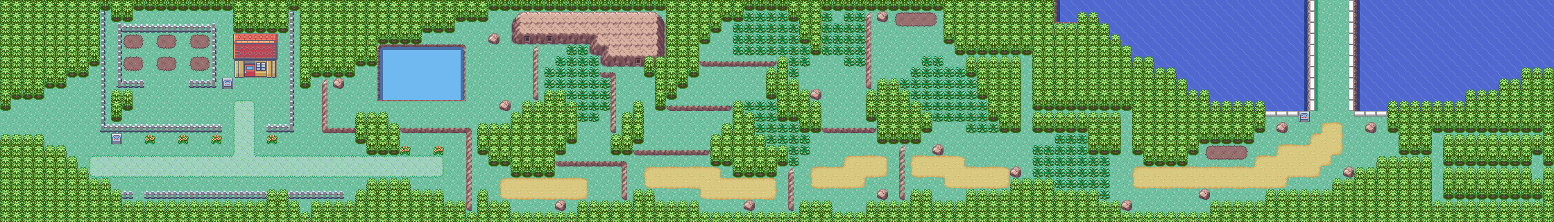 Route 123 map — Pokémon Hoenn
