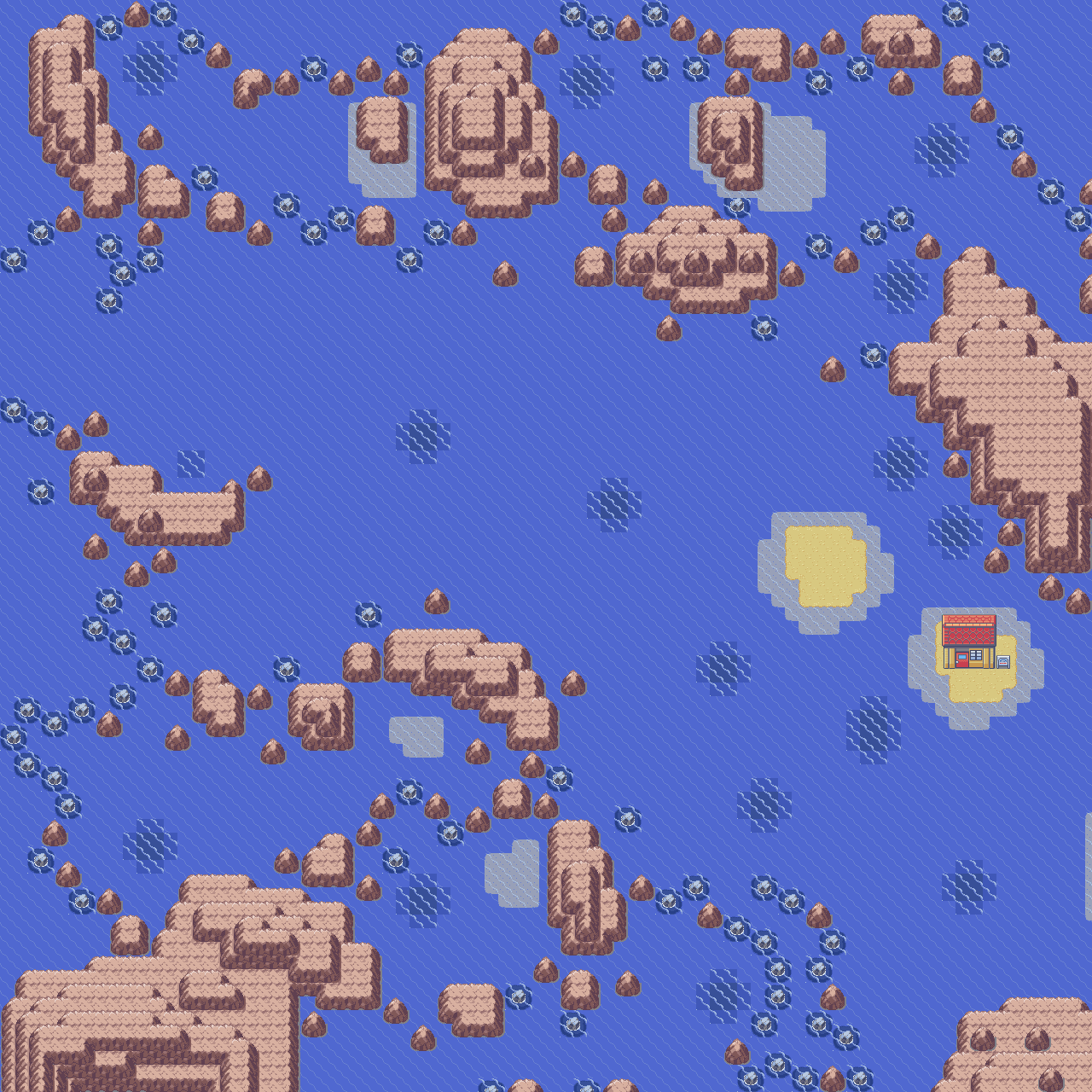 Route 124 map — Pokémon Hoenn
