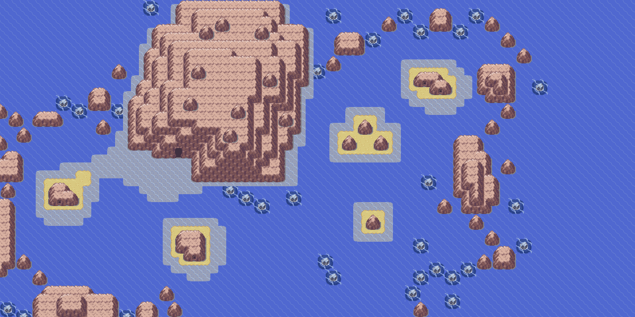 Route 125 map — Pokémon Hoenn