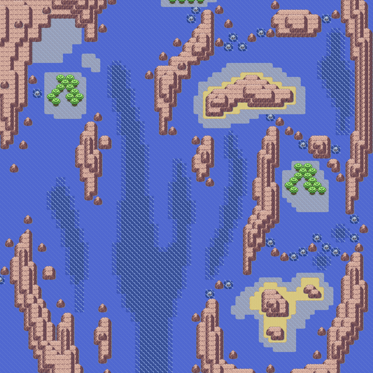 Route 127 map — Pokémon Hoenn