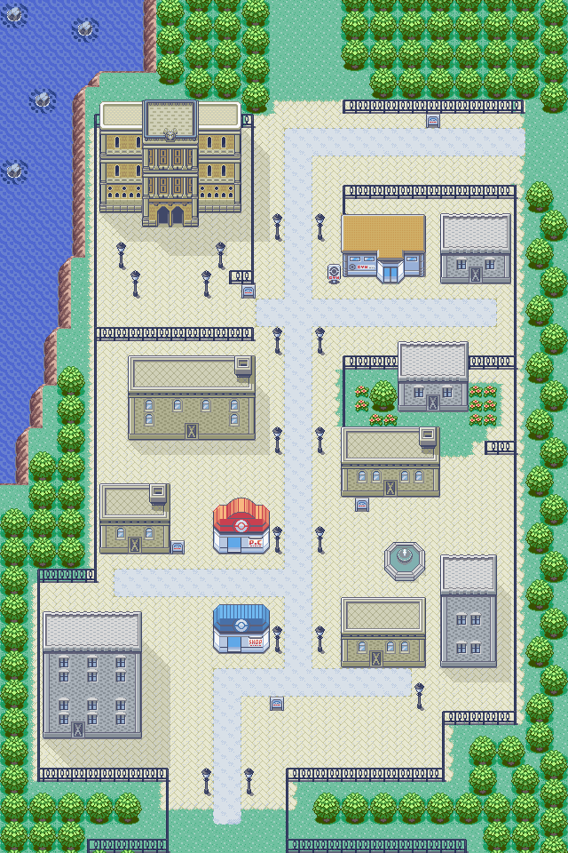 Rustboro City map — Pokémon Hoenn