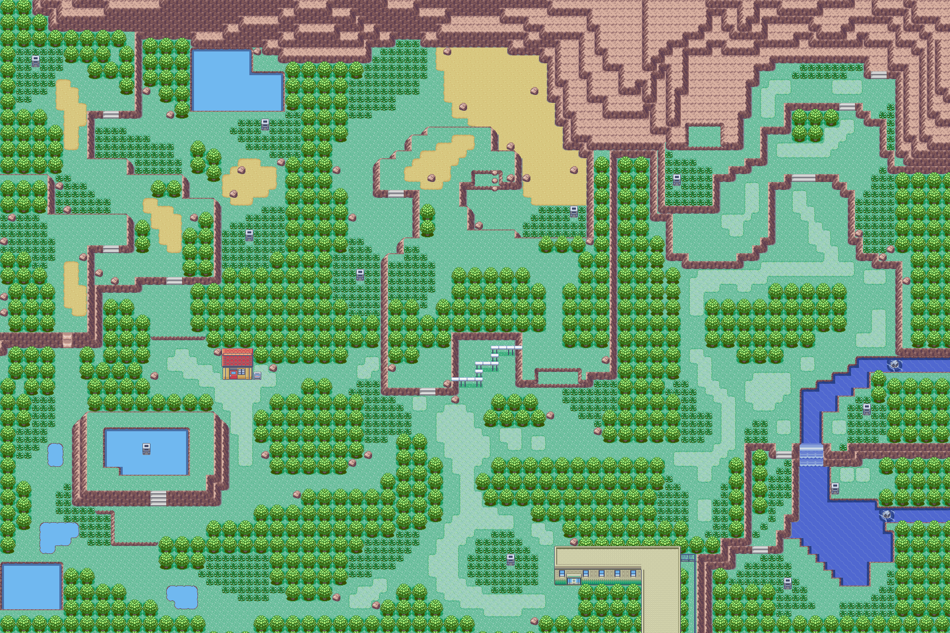 Safari Zone map — Pokémon Hoenn