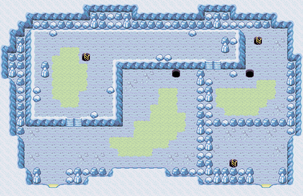 Seafoam Islands map — Pokémon Kanto
