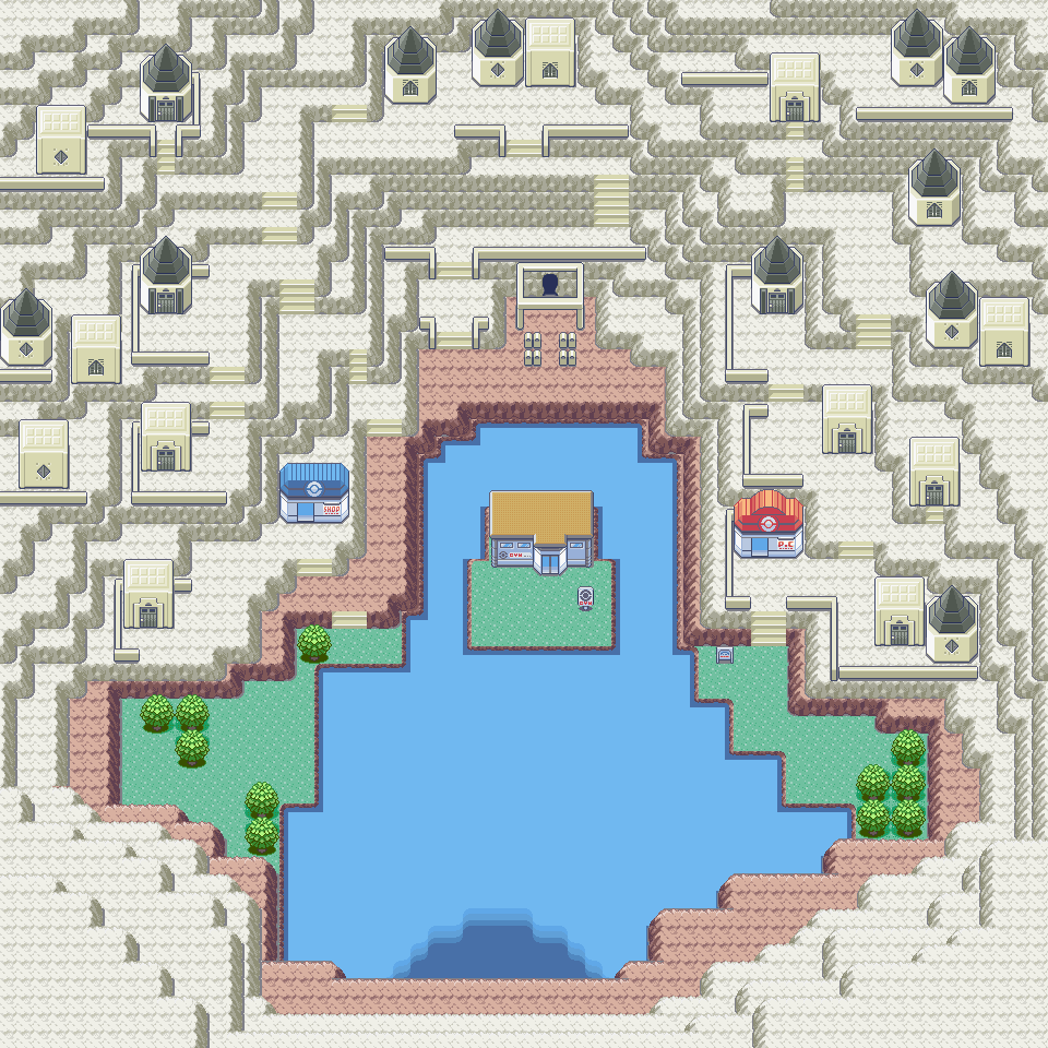Sootopolis City map — Pokémon Hoenn