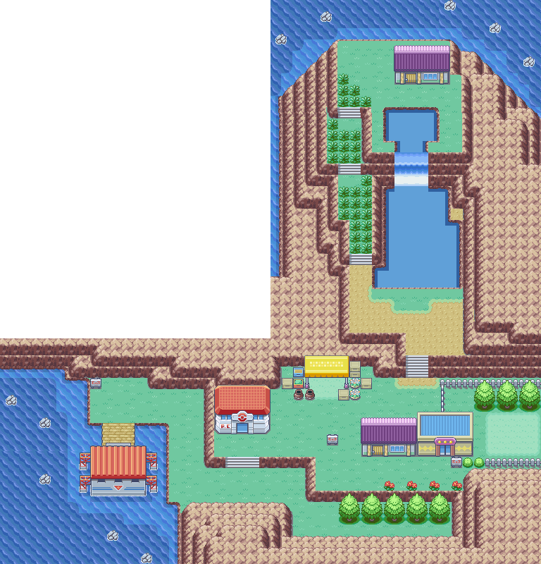 Two Island map — Pokémon Kanto