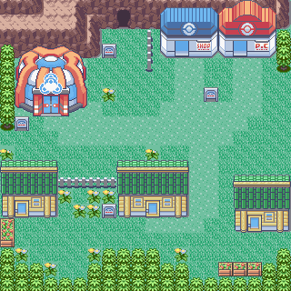 Verdanturf Town map — Pokémon Hoenn