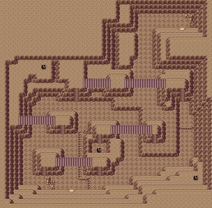 Victory Road map — Pokémon Hoenn